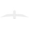 Ekena Millwork Bellingham Architectural Grade PVC Gable Bracket, 72"W x 18"H x 2"D x 6"F, 6/12 Pitch GBP072X18X0206BEL00 - alternate 2